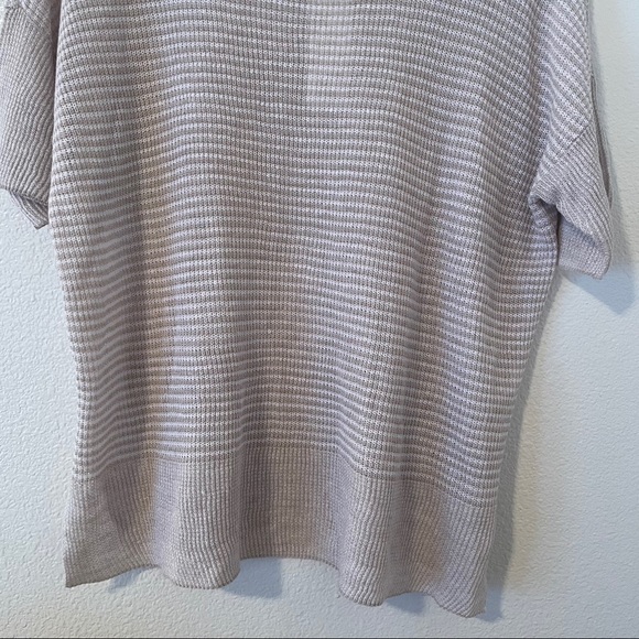 Eileen Fisher Organic Linen Knit Stripe Top XS - Picture 6 of 9